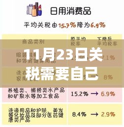 关税支付与寻找内心平静的自然之旅，11月23日的双重体验