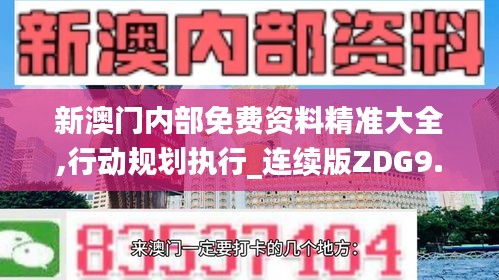 新澳门内部免费资料精准大全,行动规划执行_连续版ZDG9.24