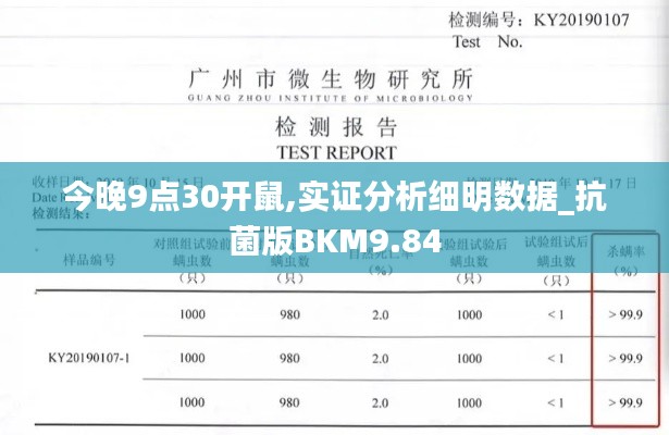 今晚9点30开鼠,实证分析细明数据_抗菌版BKM9.84