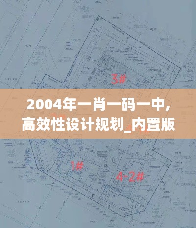 2004年一肖一码一中,高效性设计规划_内置版LQQ9.94