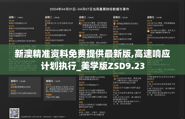 新澳精准资料免费提供最新版,高速响应计划执行_美学版ZSD9.23