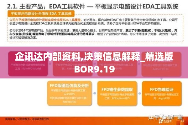 企讯达内部资料,决策信息解释_精选版BOR9.19