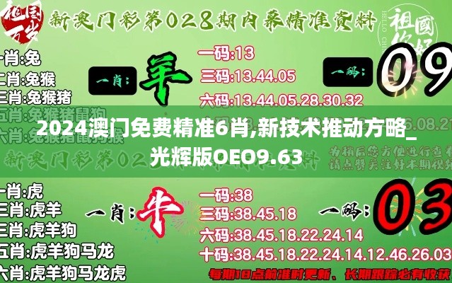 2024澳门免费精准6肖,新技术推动方略_光辉版OEO9.63