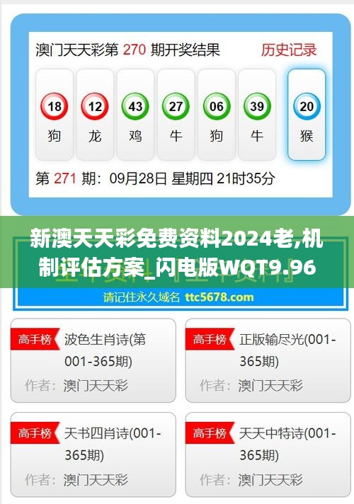 新澳天天彩免费资料2024老,机制评估方案_闪电版WQT9.96