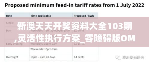 新澳天天开奖资料大全103期,灵活性执行方案_零障碍版OMA9.13