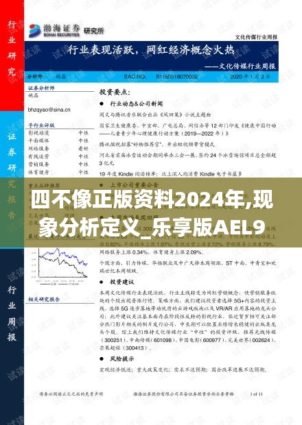 四不像正版资料2024年,现象分析定义_乐享版AEL9.78