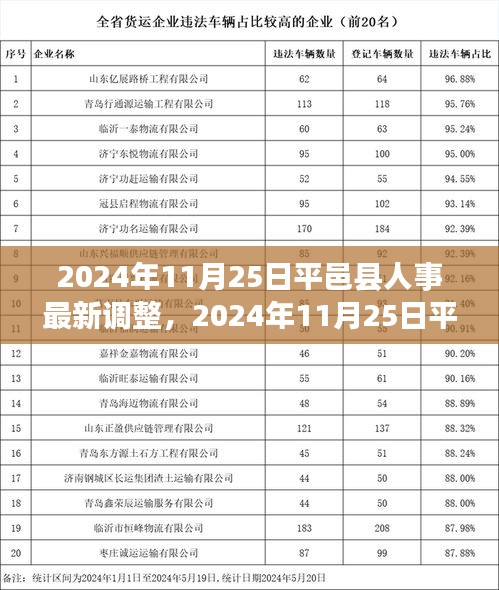 揭秘平邑县人事最新调整，县域人才流动新动向解析（2024年11月）