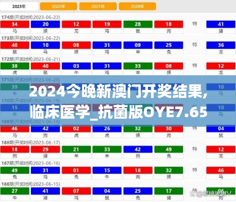 2024今晚新澳门开奖结果,临床医学_抗菌版OYE7.65