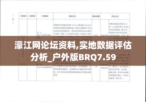 濠江网论坛资料,实地数据评估分析_户外版BRQ7.59