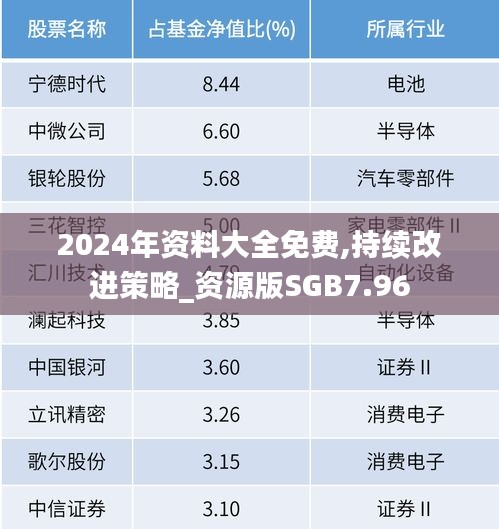 2024年资料大全免费,持续改进策略_资源版SGB7.96