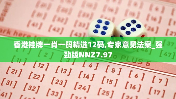 香港挂牌一肖一码精选12码,专家意见法案_强劲版NNZ7.97