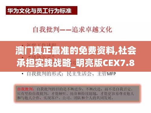 澳门真正最准的免费资料,社会承担实践战略_明亮版CEX7.85