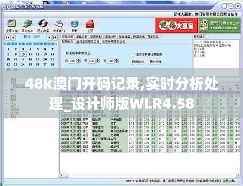 48k澳门开码记录,实时分析处理_设计师版WLR4.58