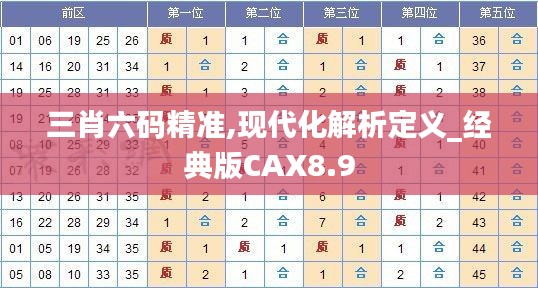 三肖六码精准,现代化解析定义_经典版CAX8.9