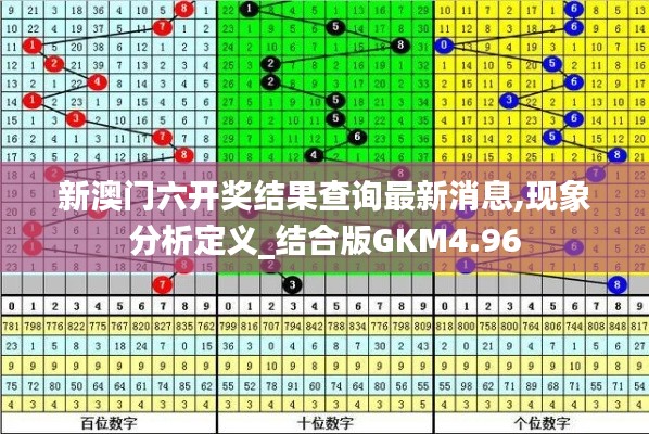 新澳门六开奖结果查询最新消息,现象分析定义_结合版GKM4.96