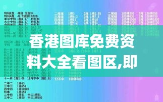 香港图库免费资料大全看图区,即时解答解析分析_黑科技版ZPY4.54