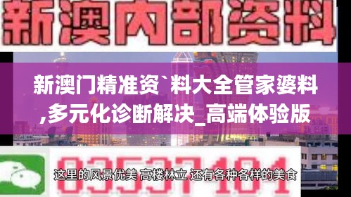 新澳门精准资`料大全管家婆料,多元化诊断解决_高端体验版REY4.50