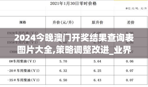 2024今晚澳门开奖结果查询表图片大全,策略调整改进_业界版IWH8.88