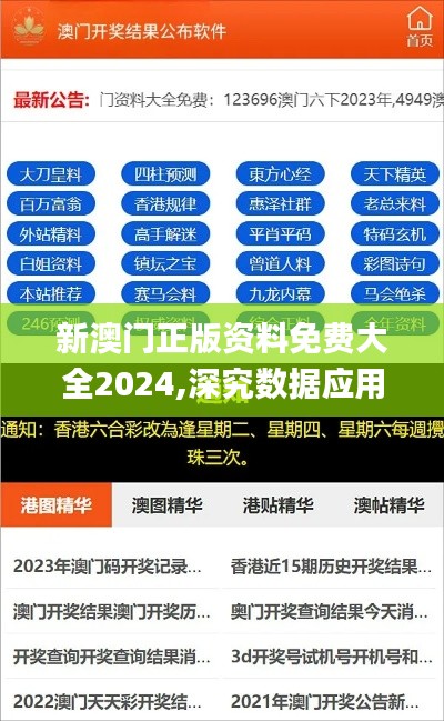 新澳门正版资料免费大全2024,深究数据应用策略_薪火相传版BQM8.78