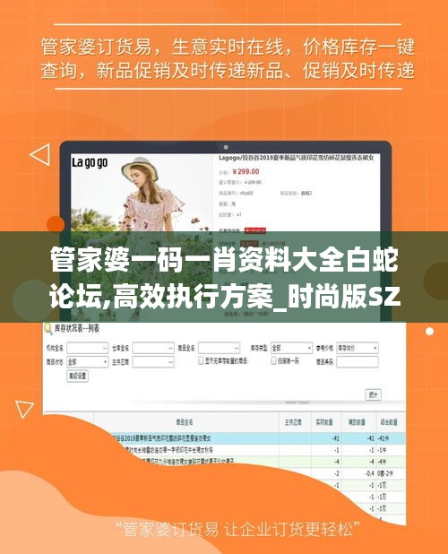 管家婆一码一肖资料大全白蛇论坛,高效执行方案_时尚版SZT8.26