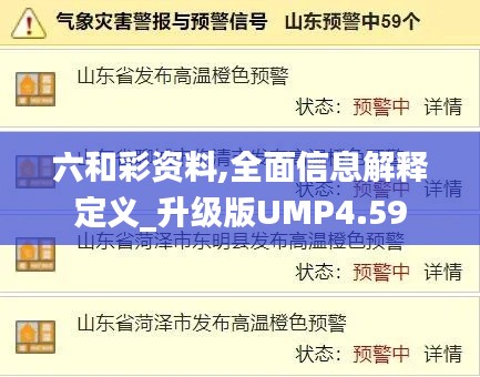 六和彩资料,全面信息解释定义_升级版UMP4.59