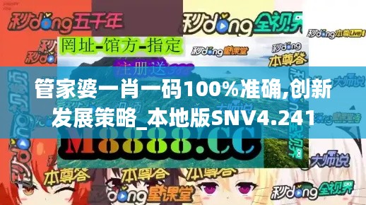 管家婆一肖一码100%准确,创新发展策略_本地版SNV4.241