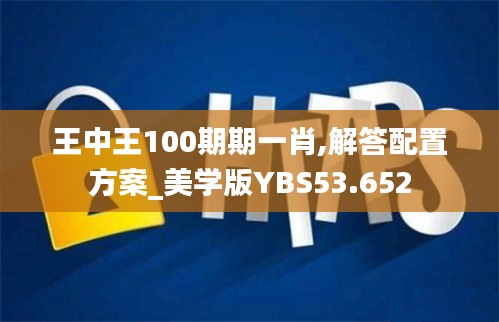 王中王100期期一肖,解答配置方案_美学版YBS53.652