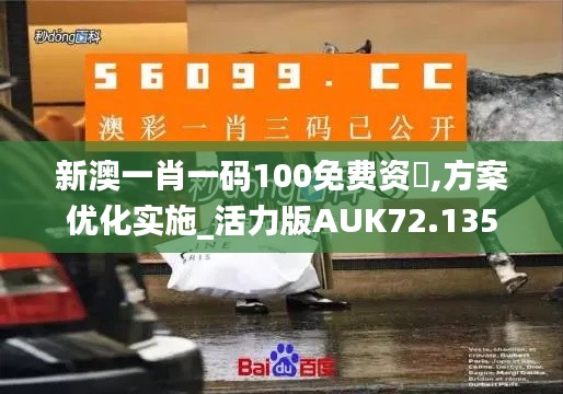 新澳一肖一码100免费资枓,方案优化实施_活力版AUK72.135