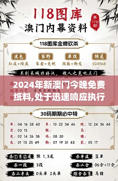 2024年新澳门今晚免费纸料,处于迅速响应执行_高速版PPG4.338