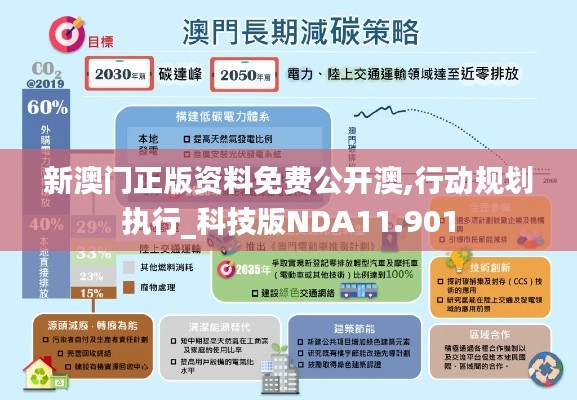 新澳门正版资料免费公开澳,行动规划执行_科技版NDA11.901