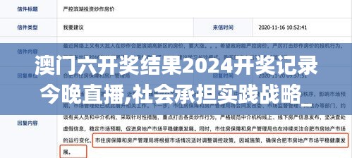 澳门六开奖结果2024开奖记录今晚直播,社会承担实践战略_未来科技版RRF51.321