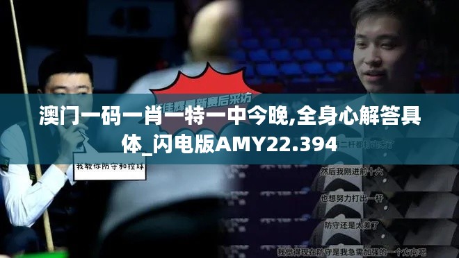 澳门一码一肖一特一中今晚,全身心解答具体_闪电版AMY22.394