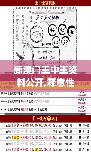 新澳门王中王资料公开,释意性描述解_为你版KPJ84.554