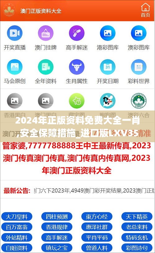 2024年正版资料免费大全一肖,安全保障措施_进口版LXV35.182