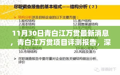 11月30日青白江万贯最新消息，青白江万贯项目评测报告，深度解析产品特性与使用体验