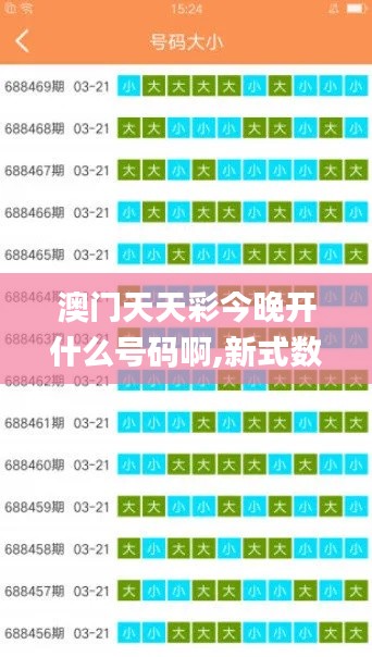 澳门天天彩今晚开什么号码啊,新式数据解释设想_贴心版WTM31.596