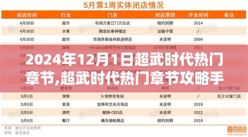 超武时代热门章节攻略手册，从新手到进阶的全面指南（附详细步骤指南）