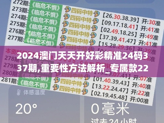 2024澳门天天开好彩精准24码337期,重要性方法解析_专属款22.886-9