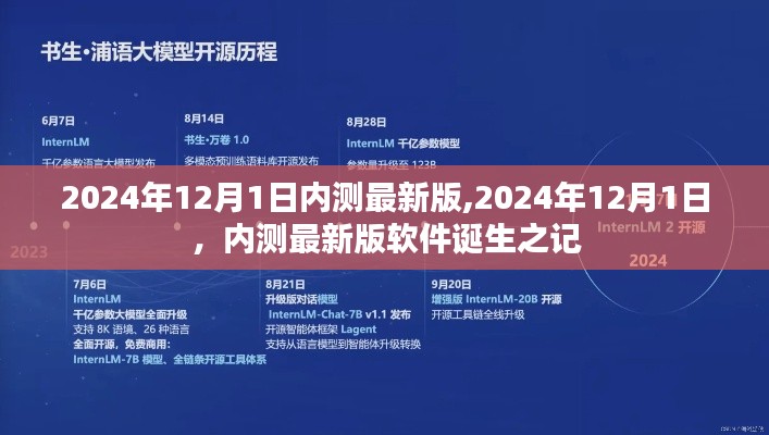 2024年12月1日内测最新版软件诞生纪念