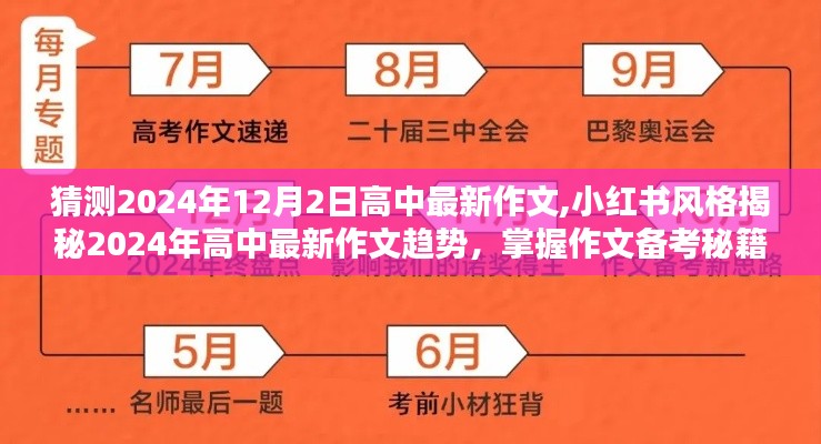 掌握作文备考秘籍，小红书风格揭秘与预测2024年高中最新作文趋势