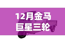 12月金马巨星三轮车最新款详解与全面评测