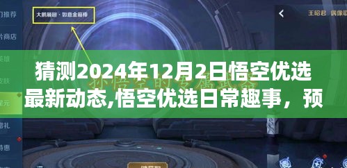 悟空优选未来动态猜想，暖心时光下的日常趣事与最新动态展望（2024年12月2日）