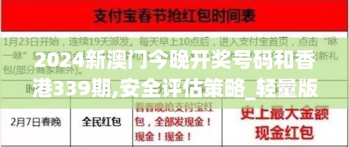 2024新澳门今晚开奖号码和香港339期,安全评估策略_轻量版48.228-9