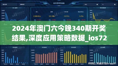 2024年澳门六今晚340期开奖结果,深度应用策略数据_ios72.323-3