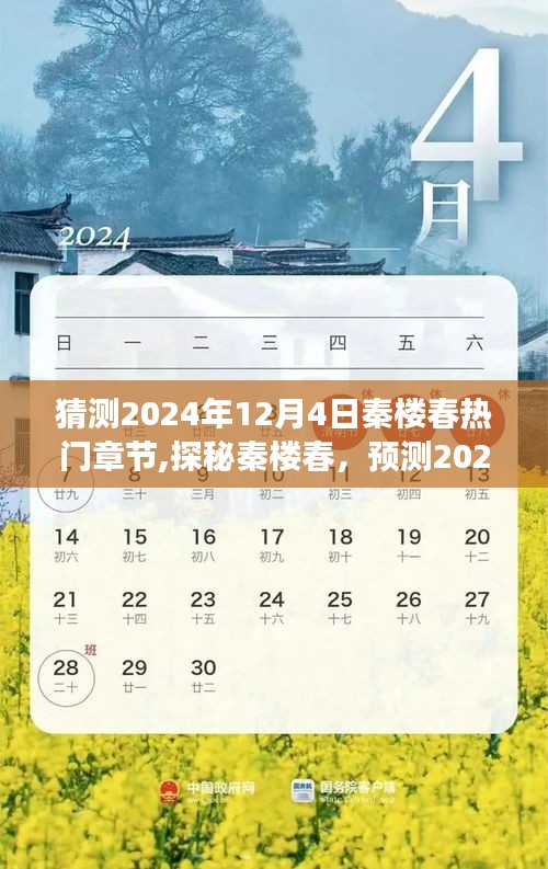 猜测2024年12月4日秦楼春热门章节,探秘秦楼春，预测2024年12月4日热门章节展望