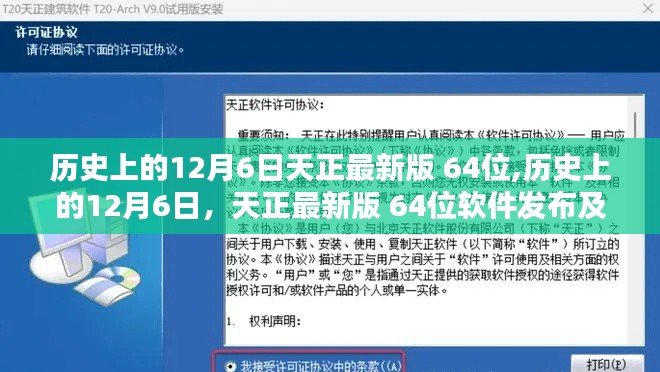 历史上的12月6日，天正最新版 64位软件发布及其深远影响