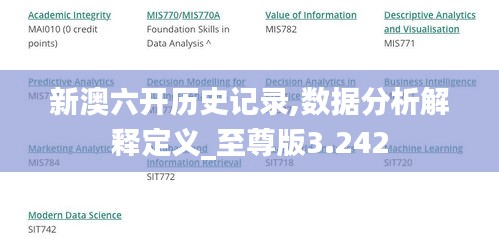 新澳六开历史记录,数据分析解释定义_至尊版3.242