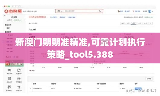 新澳门期期准精准,可靠计划执行策略_tool5.388