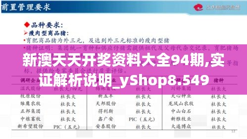 新澳天天开奖资料大全94期,实证解析说明_yShop8.549