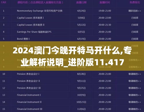 2024澳门今晚开特马开什么,专业解析说明_进阶版11.417